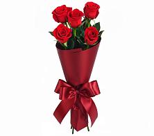 Букет 5 Красных роз Эдлесс Лав в Горном Саратовская область