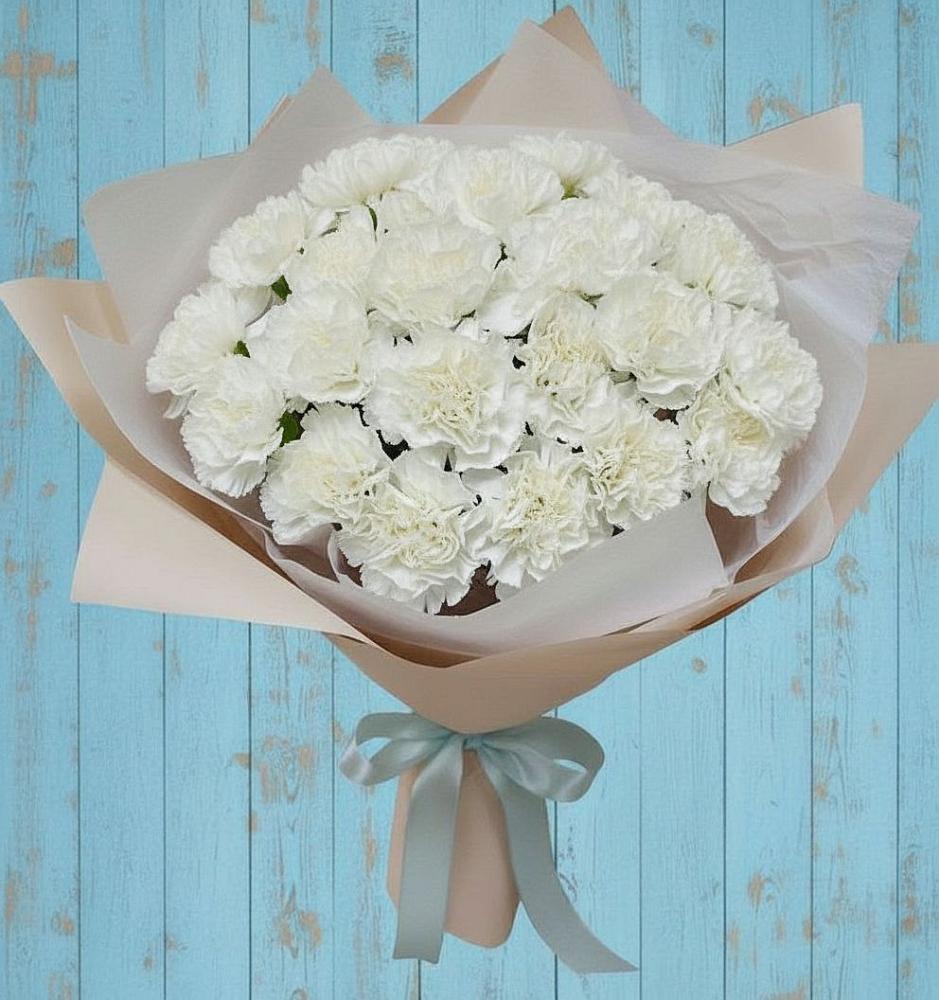 Букет цветов из: Гвоздики в Горном Саратовская область