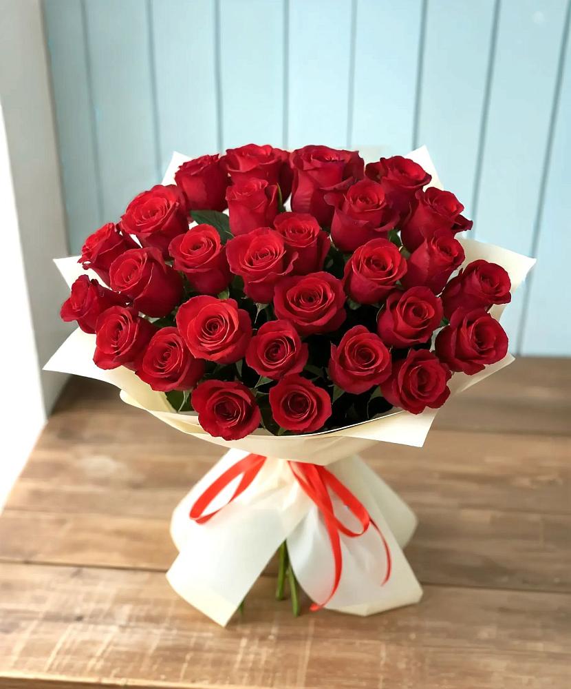 Букет 29 Красных роз в Горном Саратовская область