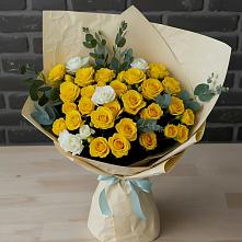 Букет цветов из:  Розы в Горном Саратовская область