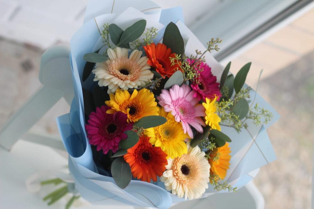 Букет цветов из: Герберы в Горном Саратовская область