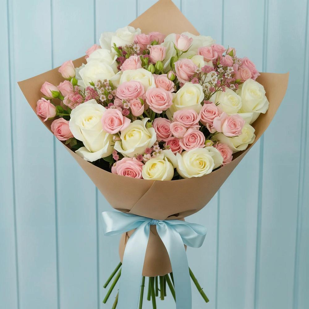 Букет цветов из: Розы в Горном Саратовская область
