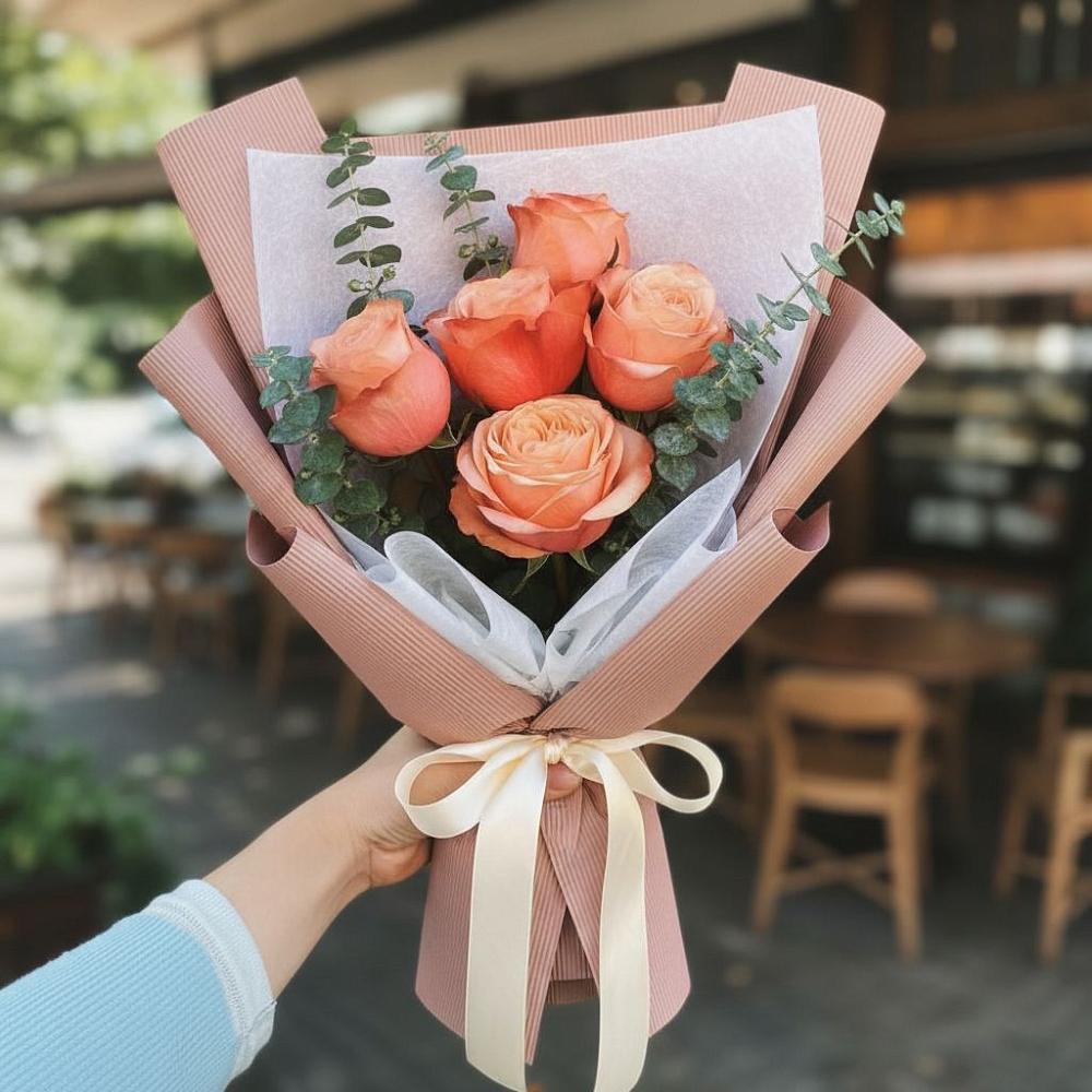 Букет цветов из: Розы в Горном Саратовская область