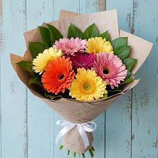 Букет цветов из:  Герберы в Горном Саратовская область