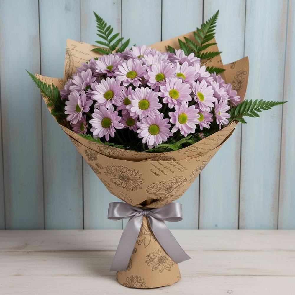 Букет цветов из: Хризантемы в Горном Саратовская область