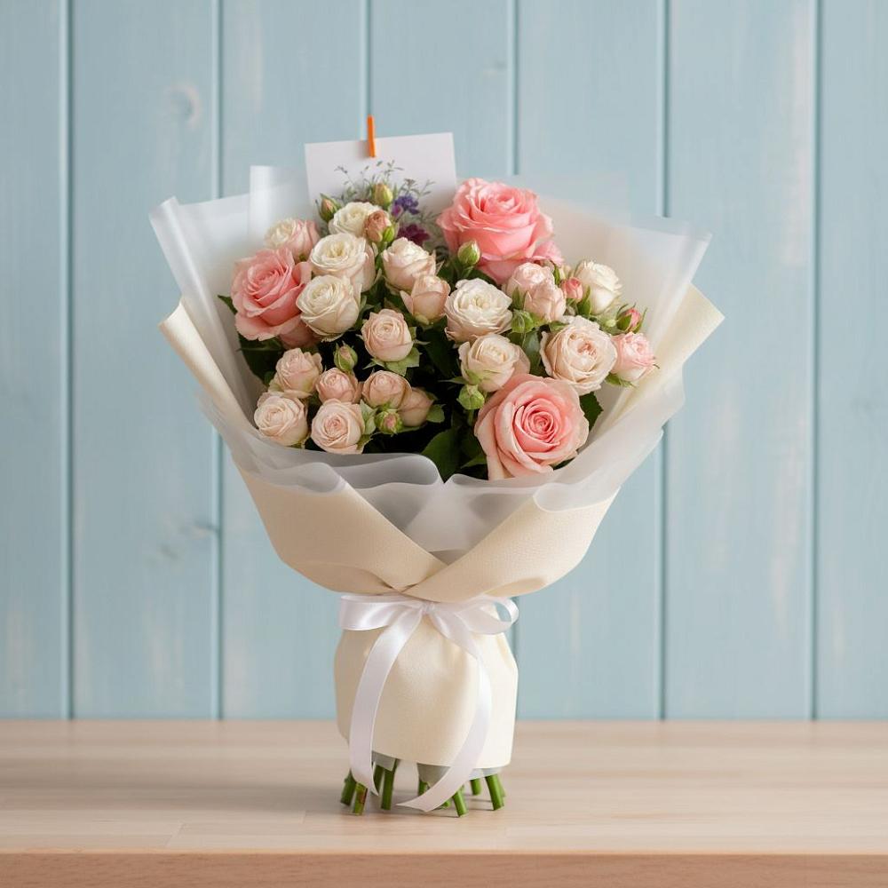 Букет цветов из: Розы в Горном Саратовская область