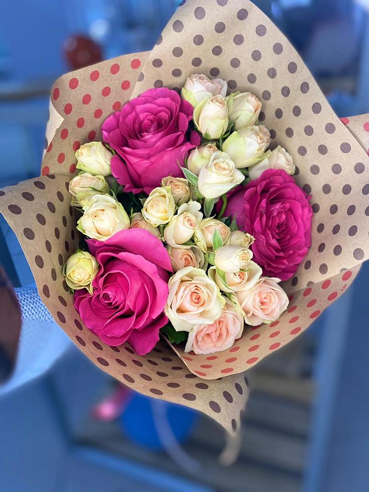 Букет цветов из: Розы в Горном Саратовская область