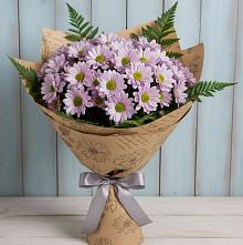 Букет цветов из:  Хризантемы в Горном Саратовская область