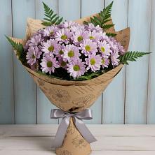 Букет цветов из:  Хризантемы в Горном Саратовская область