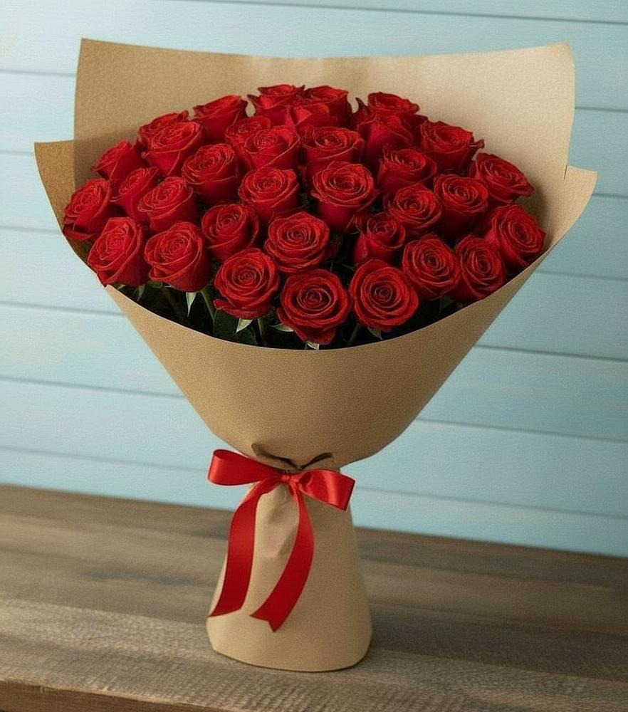 Букет Красные розы Милано в Горном Саратовская область