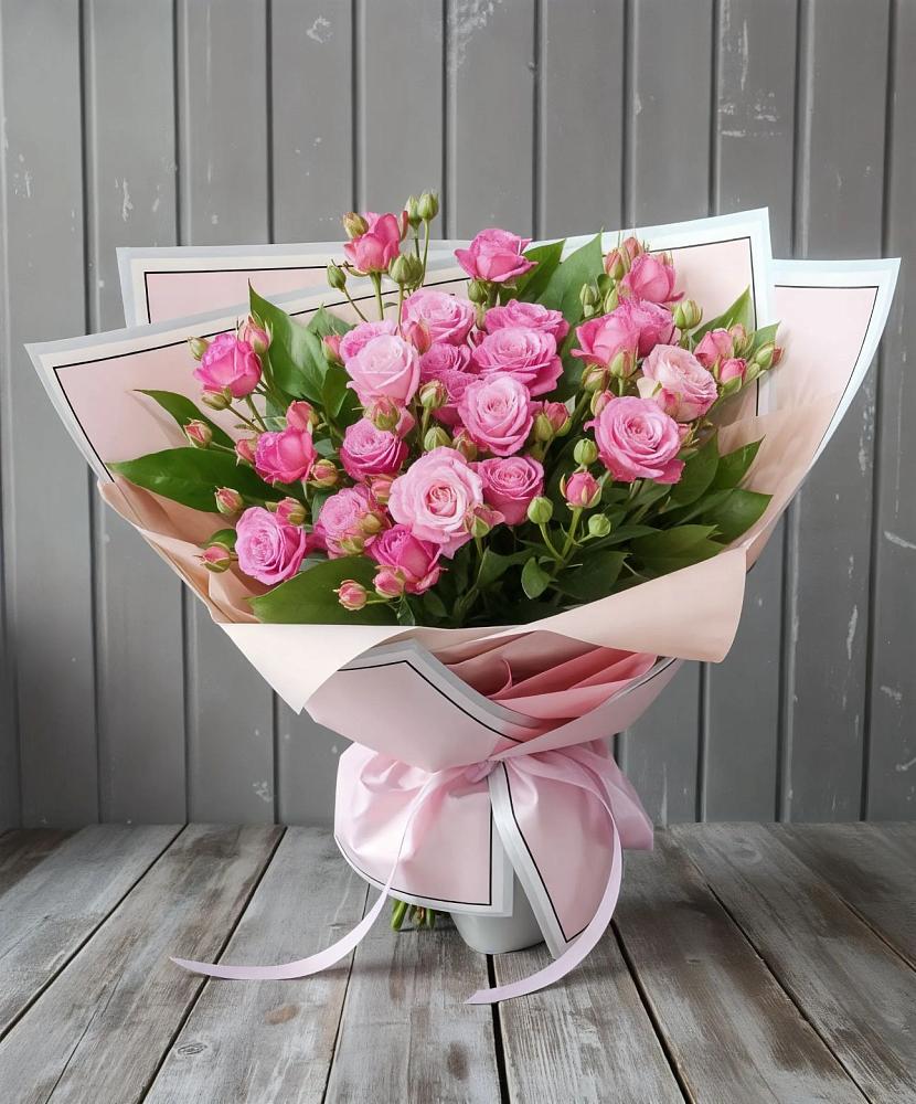 Букет Розовый кустик в Горном Саратовская область