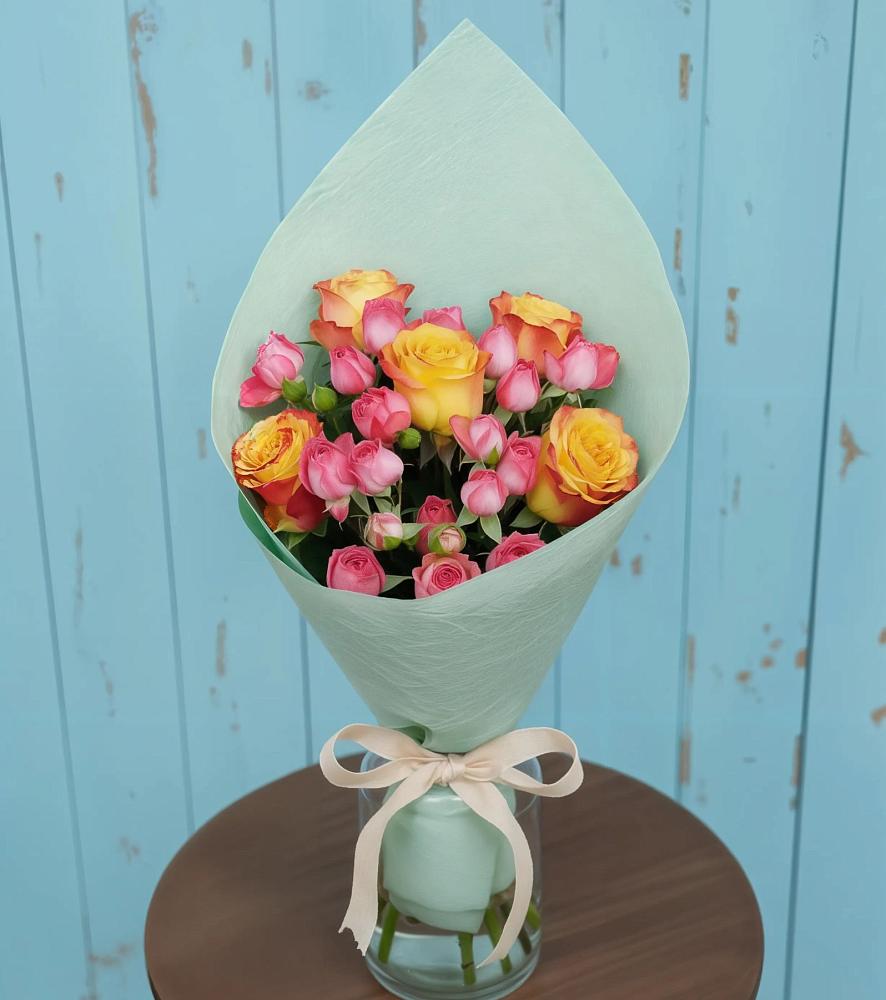 Букет цветов из: Розы в Горном Саратовская область