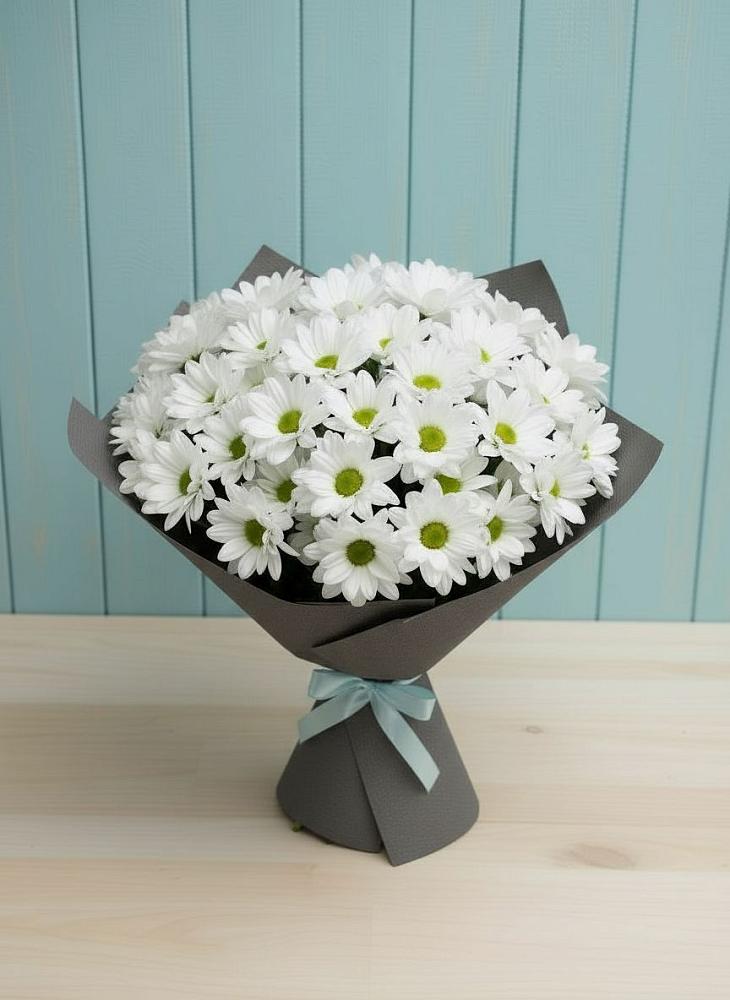 Букет цветов из: Хризантемы в Горном Саратовская область