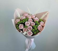Букет цветов из:  Розы и Хризантемы в Горном Саратовская область