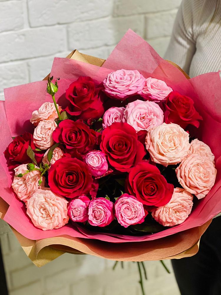 Букет цветов из: Розы в Горном Саратовская область