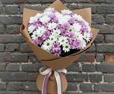 Букет цветов из:  Хризантемы в Горном Саратовская область