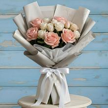 Букет цветов из:  Розы #REPLACE_PRED# Горном Саратовская область