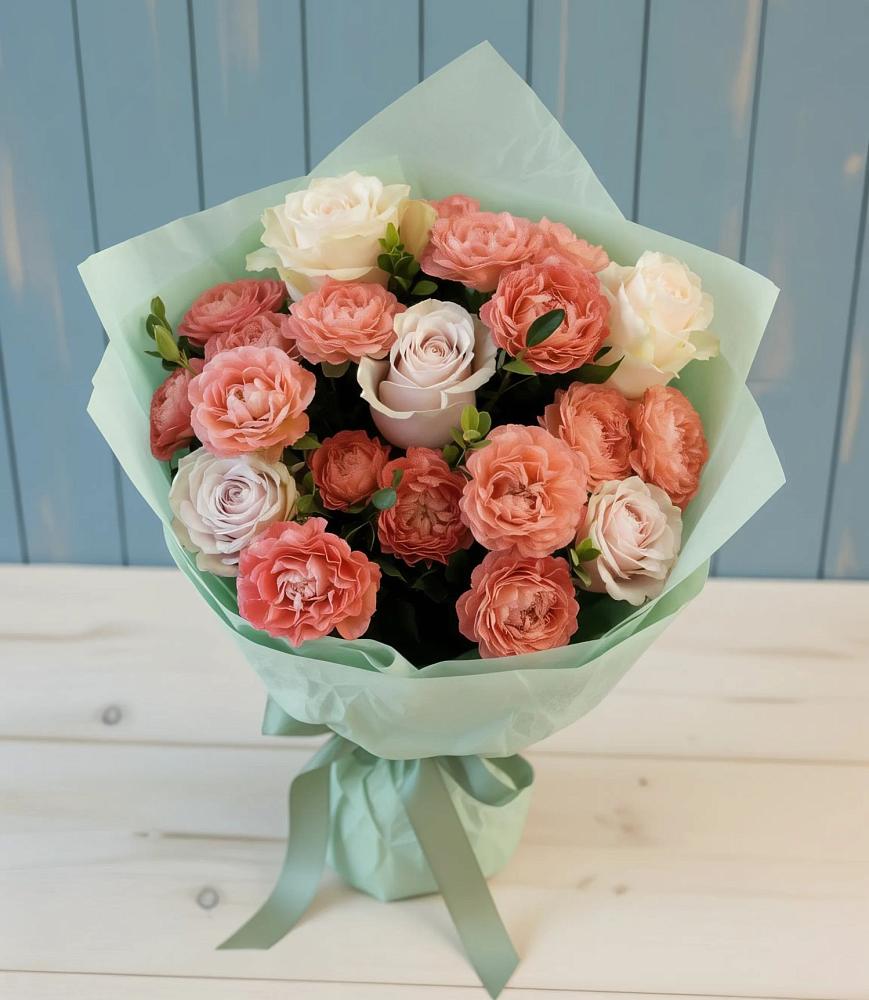 Букет цветов из: Розы в Горном Саратовская область