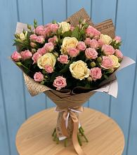 Букет цветов из:  Розы в Горном Саратовская область