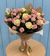 Букет цветов из:  Розы в Горном Саратовская область
