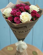 Букет цветов из:  Розы в Горном Саратовская область