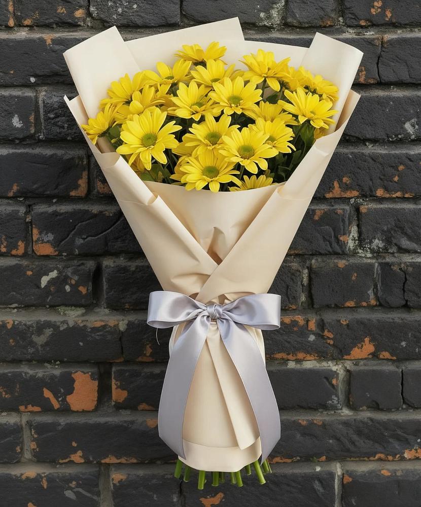 Букет цветов из: Хризантемы в Горном Саратовская область