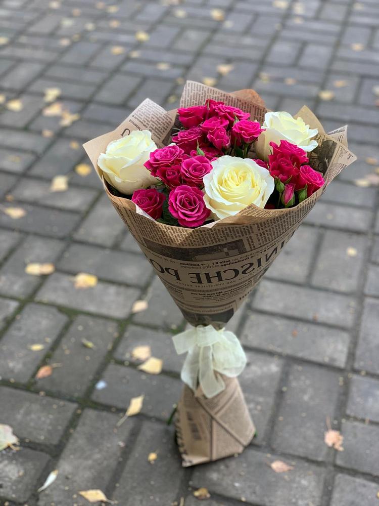 Букет цветов из: Розы в Горном Саратовская область