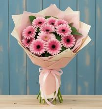 Букет цветов из:  Герберы в Горном Саратовская область